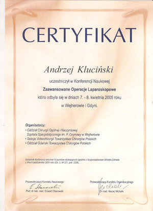 chirurg onkolog Warszawa prywatnie